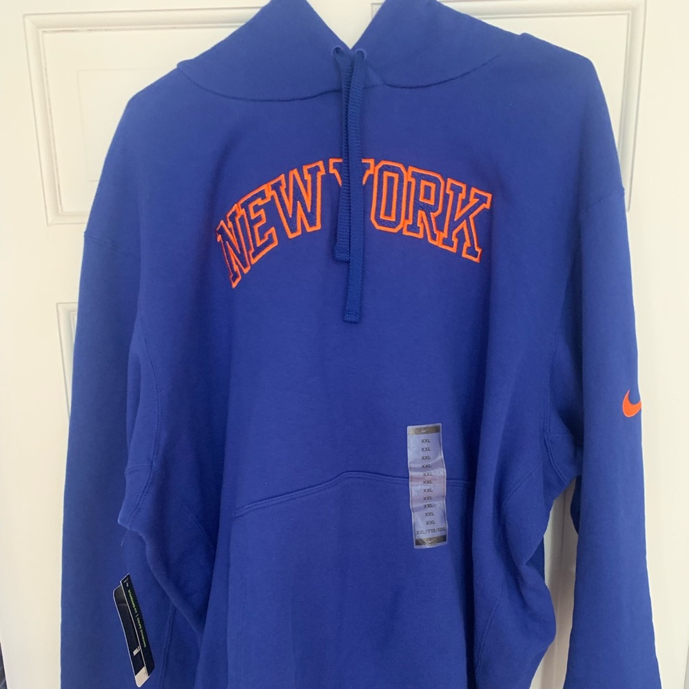 Blue New York Knicks NBA Hoodie XXL NWT